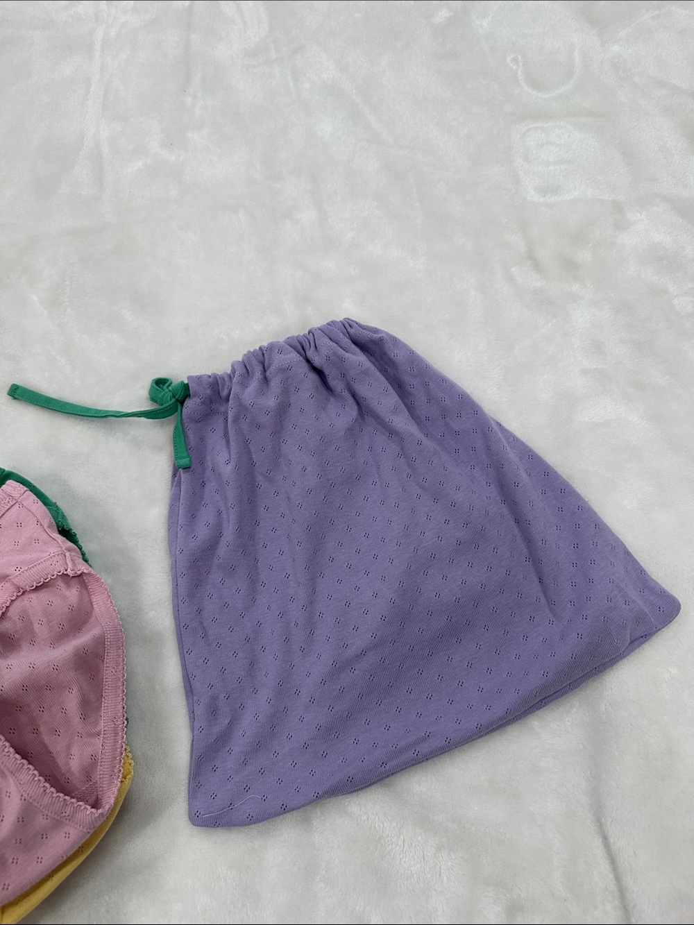 Boden Girls' Cotton Briefs - Purple, Green, Yellow, Pink, Blue, Red, Cream - Picture 10 of 11